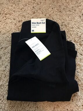 Old Navy Black Slim Boot-Cut High-Rise Pants